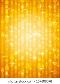 golden brightnes illustration suitable for christmas or disco backround, vector illustration