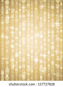 golden brightnes illustration suitable for christmas or disco backround, vector illustration