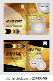 Golden Brochure Template 