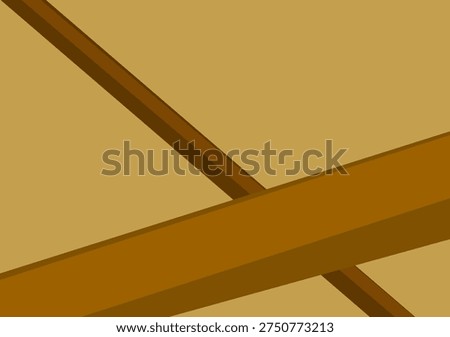 Golden brown background with 2 intersecting bars