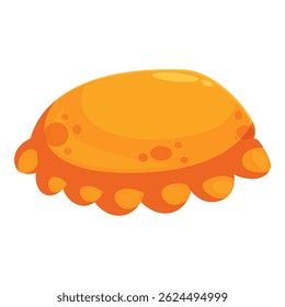 Golden brown, crispy empanada, radiating warmth and promising a burst of flavor