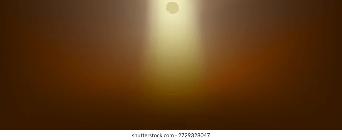 Fondo dorado del limbo del gradiente marrón, reflejo brillante de la puesta del sol, brillo metálico elegante, sala de estudio suave de la malla lisa, Fondo de pantalla abstracto lujoso del Vector, horizonte ligero cálido