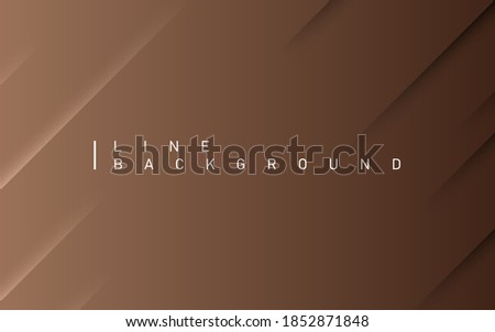Golden brown luxury background. Premium diagonal line abstract colorful background with dynamic shadow. Vector illustration. 