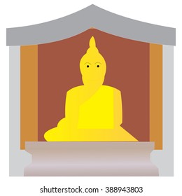 Golden Buddha statue