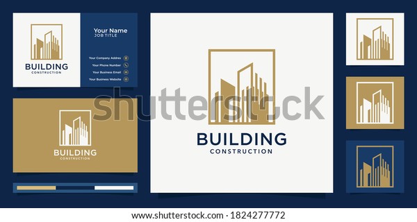 Golden Building Logo Design Inspiration Business Stock Vector Royalty Golden Building Logo Design Inspiration Business Stock Vector Royalty