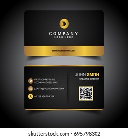 Golden Business Card