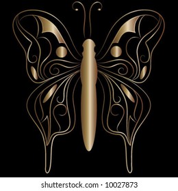 golden butterfly