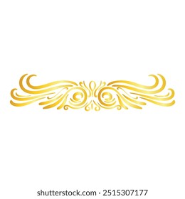 Golden Caligraphic Ornament - 03