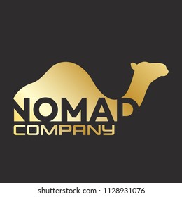 
Golden camel logo