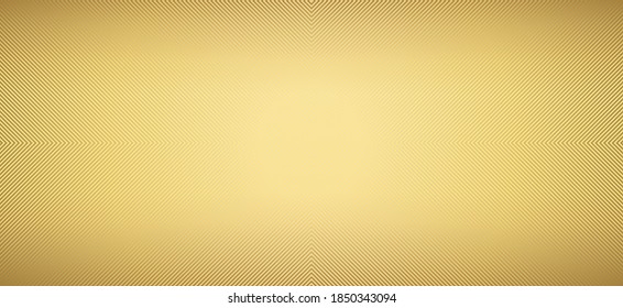 Golden card design with blank textured background. Gold abstract lines pattern (vector geometric texture)