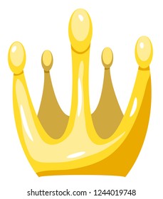 Golden Cartoon Crown