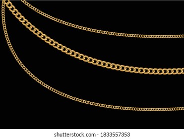 golden chain hand drawn golden fashion chain print  seamless  pattern Baroque print with chains,  vector leopard,stationary,fabric,towel,paper leopard wild exotic safari etc