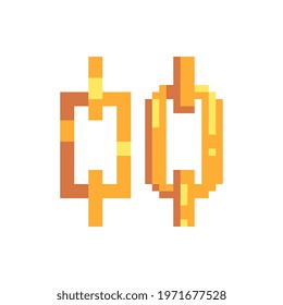 pixel gold chain