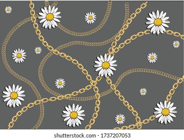 golden chain withdaisy design hand drawn daisy doodle design hand drawn sunflower,stationary,spring,pattern,fashion,style,leopard,card,mug design,decorative,spring,margarita
rose,