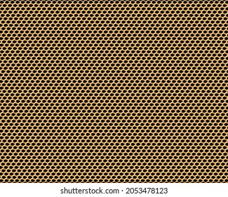 Golden chains background. Vector illustration.