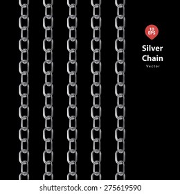 Golden chains with black blackground