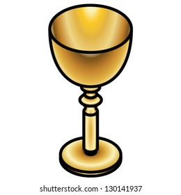 A golden chalice.