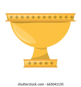 golden chalice isolated