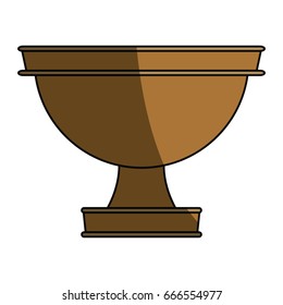 golden chalice isolated