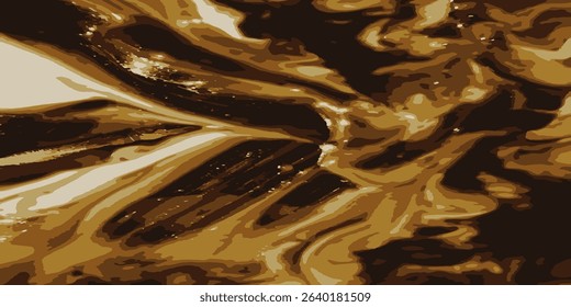 Golden chocolate texture. Chocolate yellow surface. Vector illustration