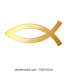 Christian Jesus Fish Icon 3d Render Stock Illustration 769862194 ...