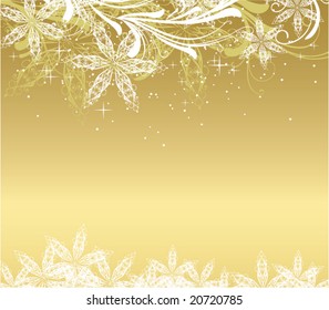golden christmas background
