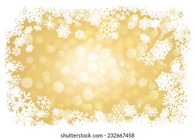 Golden Christmas background
