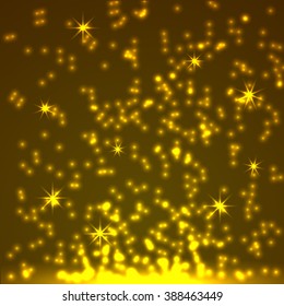 Golden christmas background