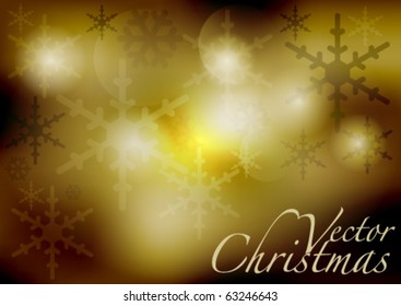 Golden Christmas Background