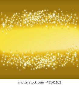 golden christmas background. Vector illustration