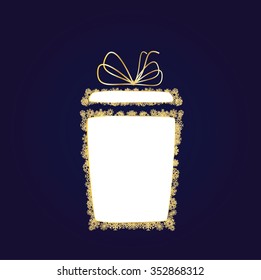 Golden Christmas gift, best gift