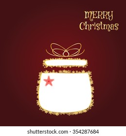 Golden Christmas gift, best gift