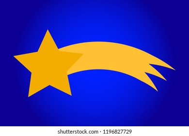 Golden Christmas star.