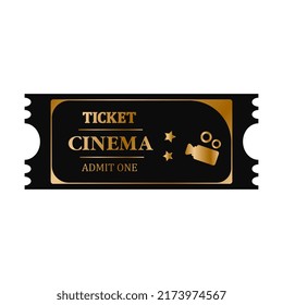 1,403 Golden Cinema Ticket Images, Stock Photos & Vectors | Shutterstock