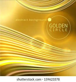 Golden circle background