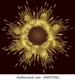 Golden circle background vector,gold,abstract,background,light,glitter,bling,splash, texture,circle,Abstract Background for you design,vector element illustration