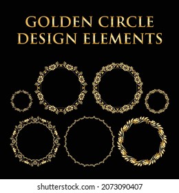 Golden Circle Design Elements for Commercial Use