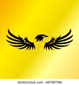 Golden Circle Flaming Ball with Golden Background, Vector, Illustration, Eps File