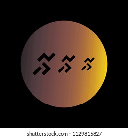 golden circle simple logo template design