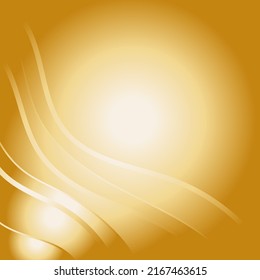 golden with circles and lines background. Background for presentations, announcements, business cards, postcards, invitations