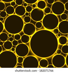 Golden circles seamless pattern or background
(available in JPG version too)