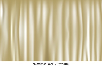 golden cloth texture background vector
