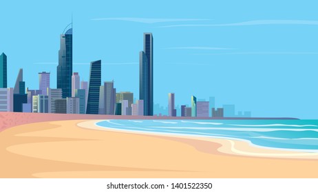 Golden Coast Australia Is A Sea Shore Beach