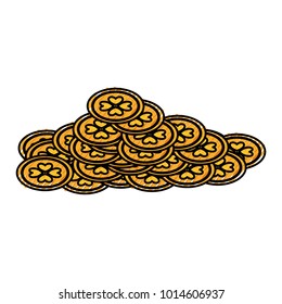 golden coin design