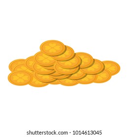 golden coin design