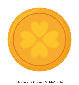 golden coin design