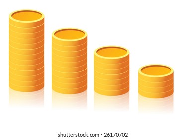 Golden coins