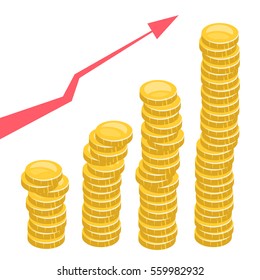 golden coins up