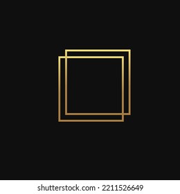 golden color box background vector