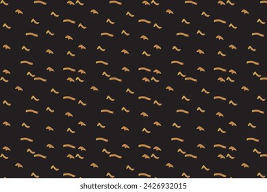 Golden color doodle abstract background designe.